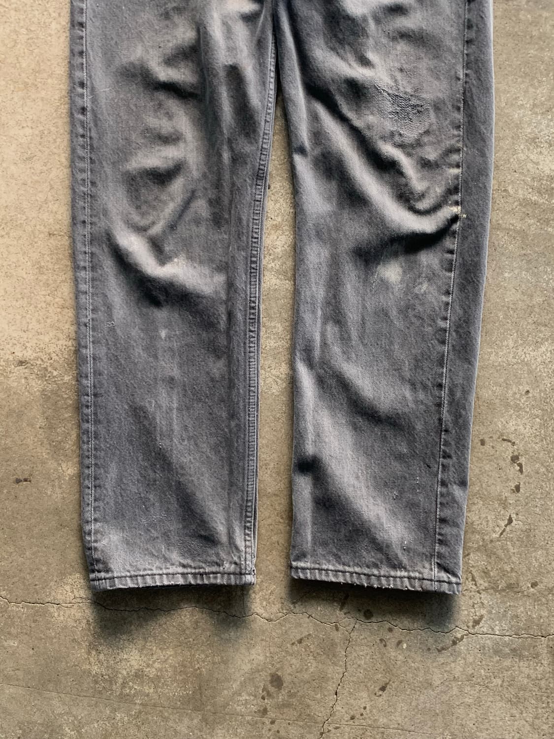90s 리바이스 501-0660 블랙 데님팬츠 34X30 상품이미지6