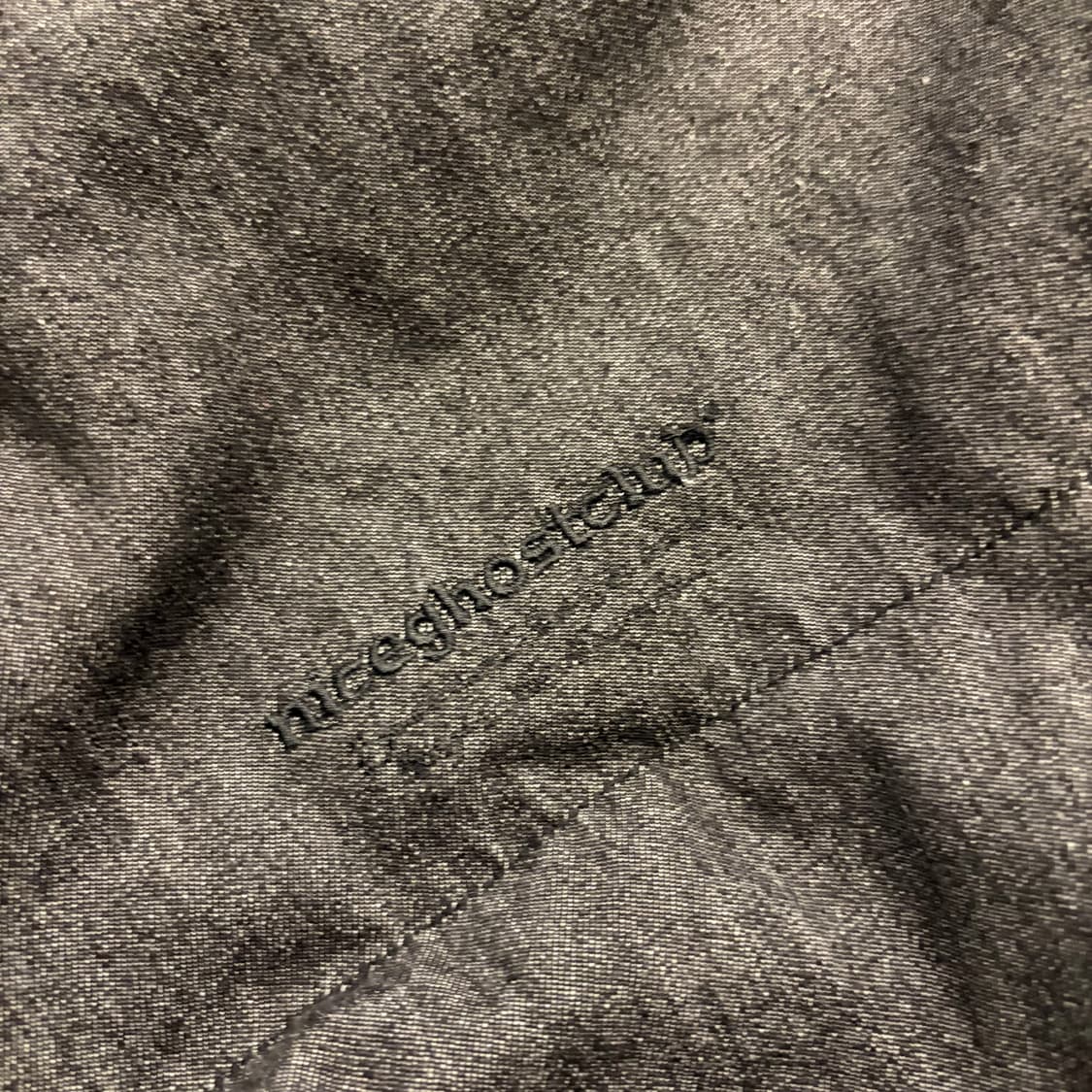 [L] 나이스고스트클럽 흑청 데님 푸퍼 패딩 자켓 블랙 C568 상품이미지9