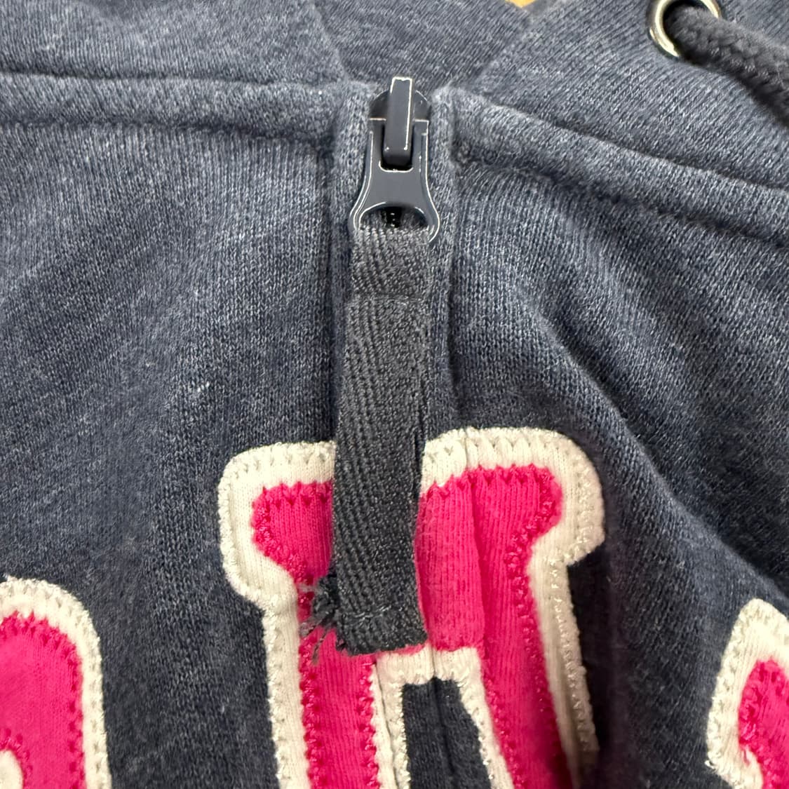 갭 네이비 핑크 후드집업 상품이미지8