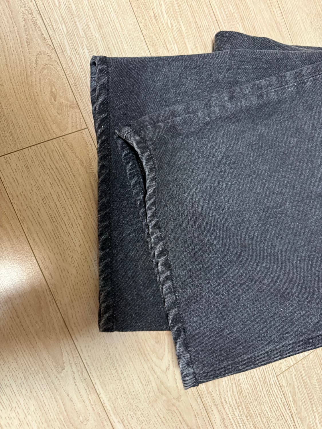 노운 벨티드 데님 차콜 상품이미지4