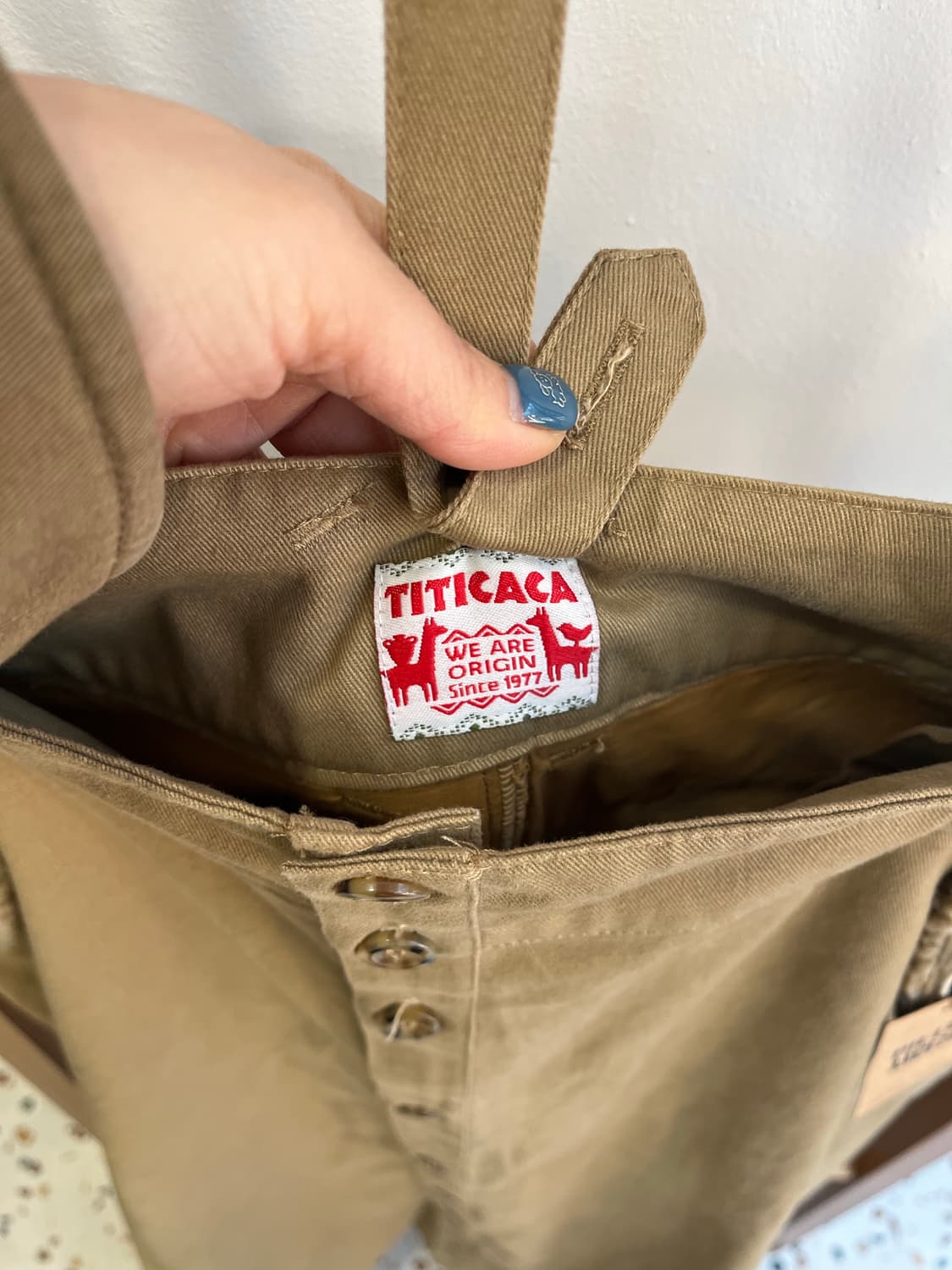 티티카카(TITICACA) 에스닉 자수 보아 서스펜더 롱스커트 상품이미지6