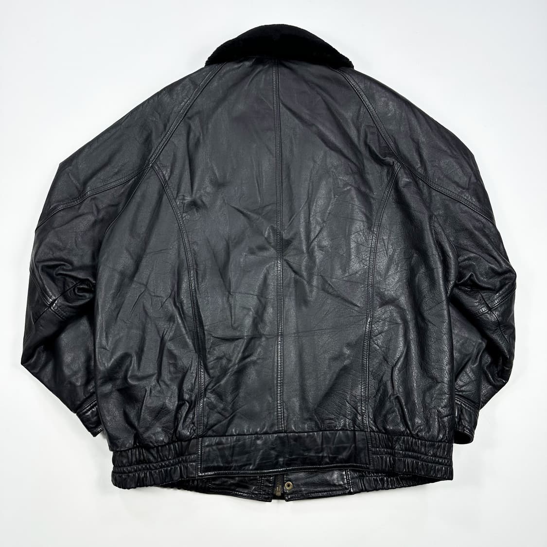 VTG 빈티지 소가죽 블루종 자켓 XL 상품이미지3