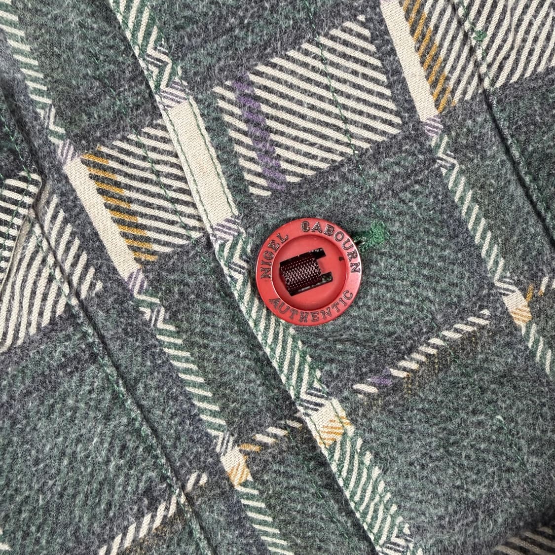 90s 나이젤카본 셔츠 울 헤비웨이트 자켓 상품이미지7