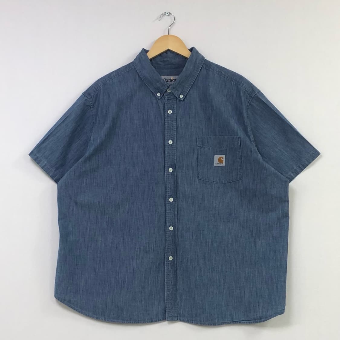 XL 칼하트 샴브레이 데님 셔츠 상품이미지2