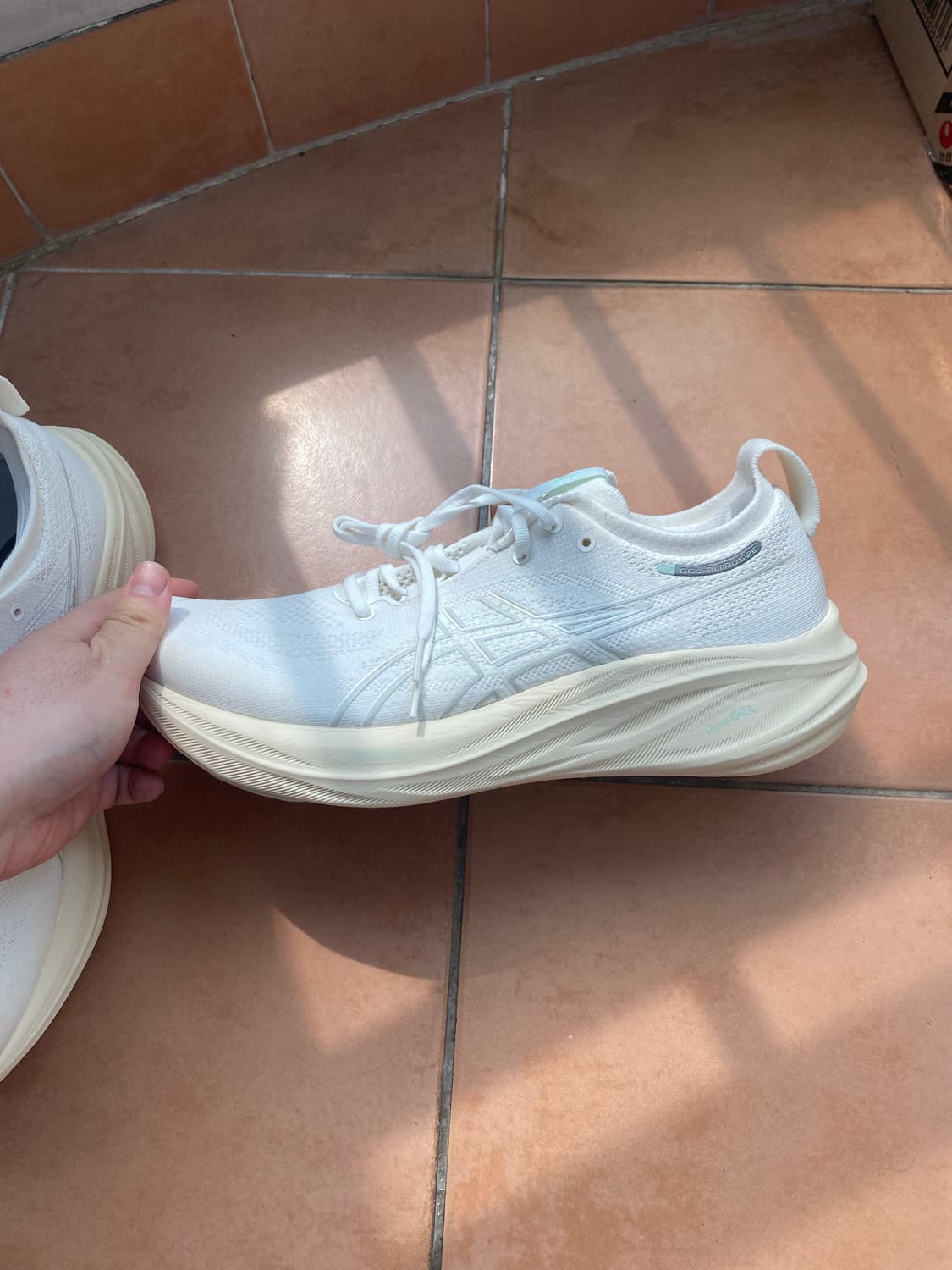 아식스 젤님버스26 화이트 285 상품이미지6