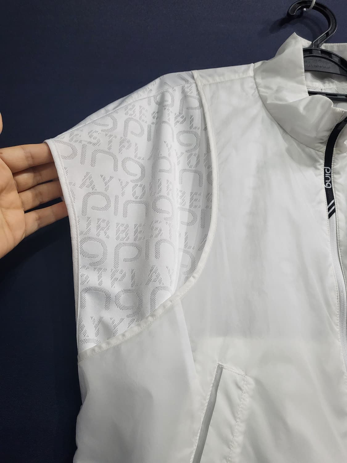 핑 로고 메쉬 점퍼 골프 베스트 상품이미지4