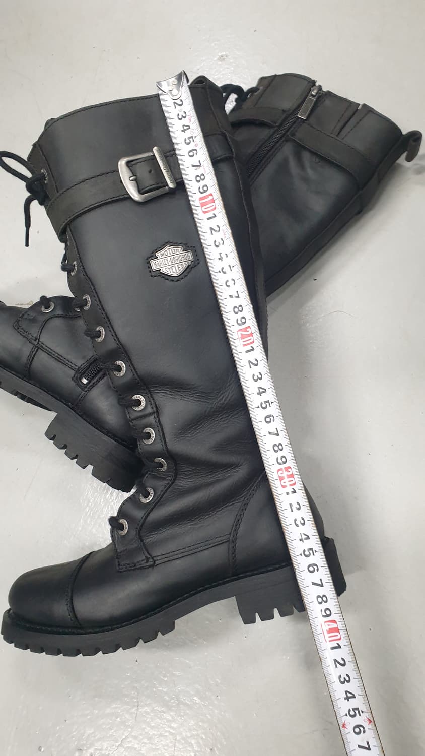 할리데이비슨 블랙 롱 부츠 레이스업 상품이미지7