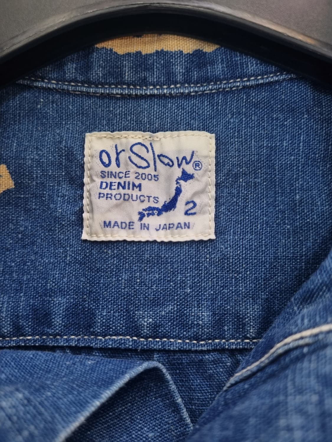 orSlow 데님 반팔 셔츠 상품이미지5