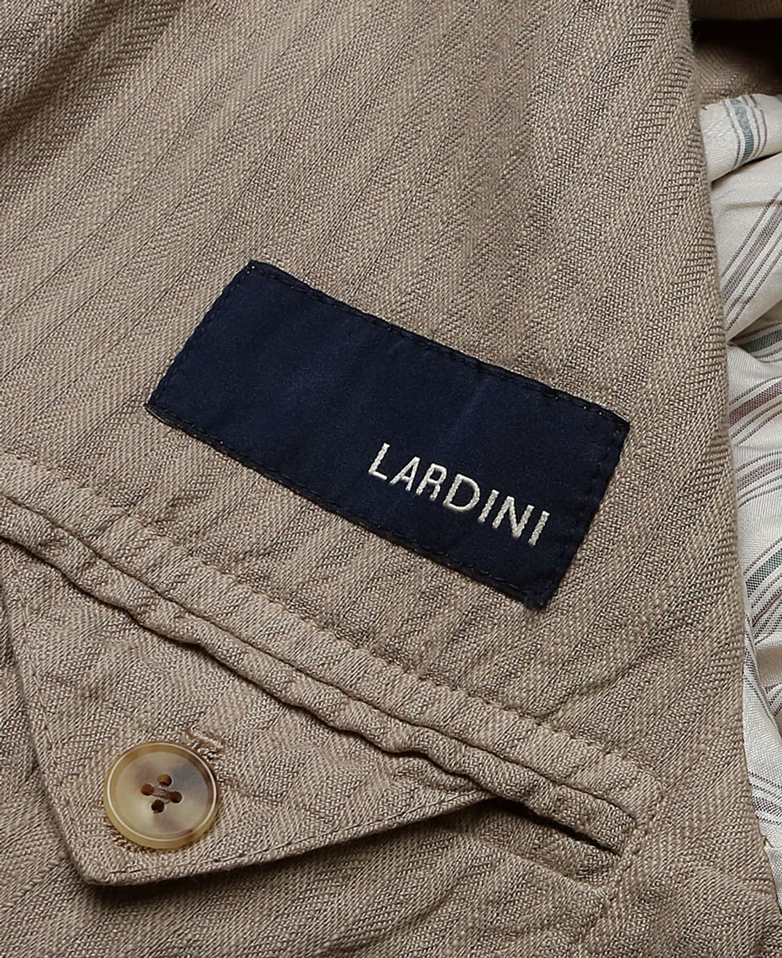 라르디니 [Lardini] 이탈리아 떼수토 베이지 코튼 린넨 자켓 상품이미지6