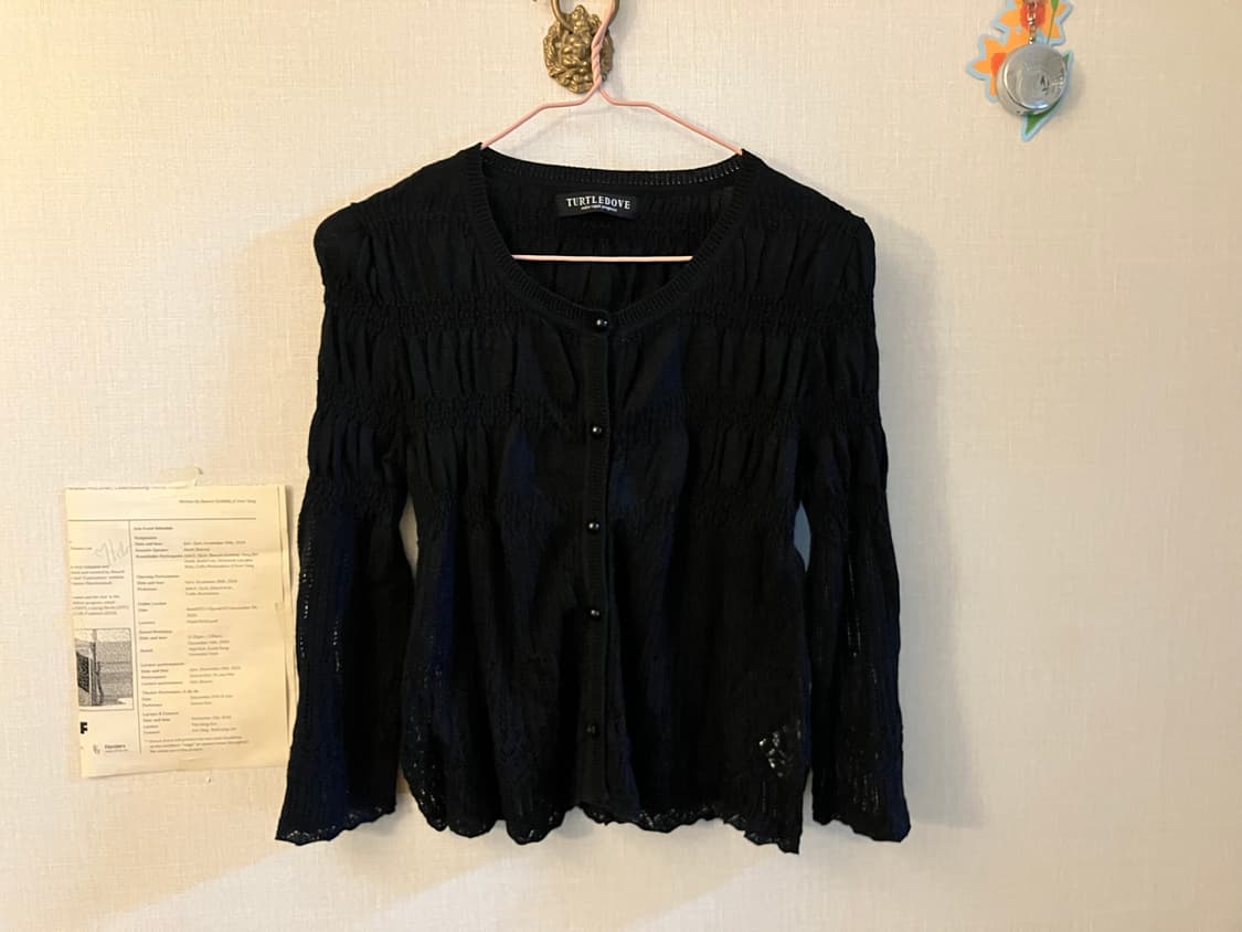 레이스 니트 가디건 상품이미지1