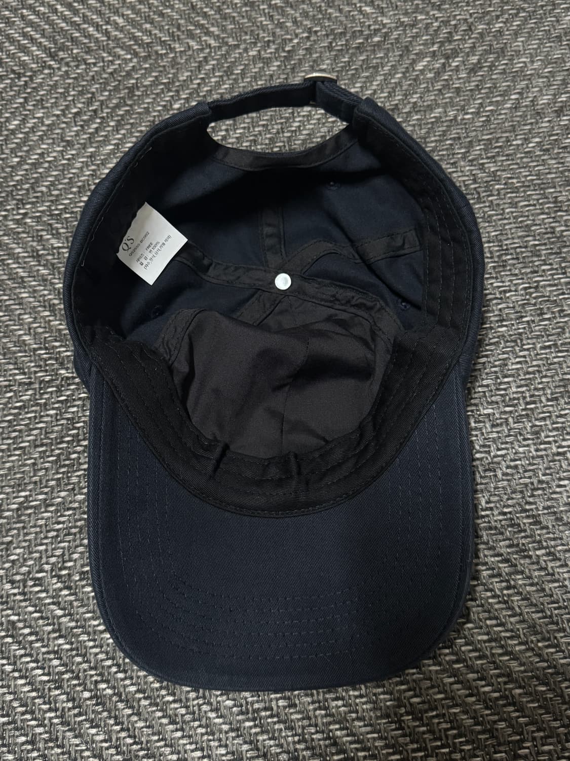 큐스 Washed Logo Ball Cap (Navy) 볼캡 모자 네이비 상품이미지3