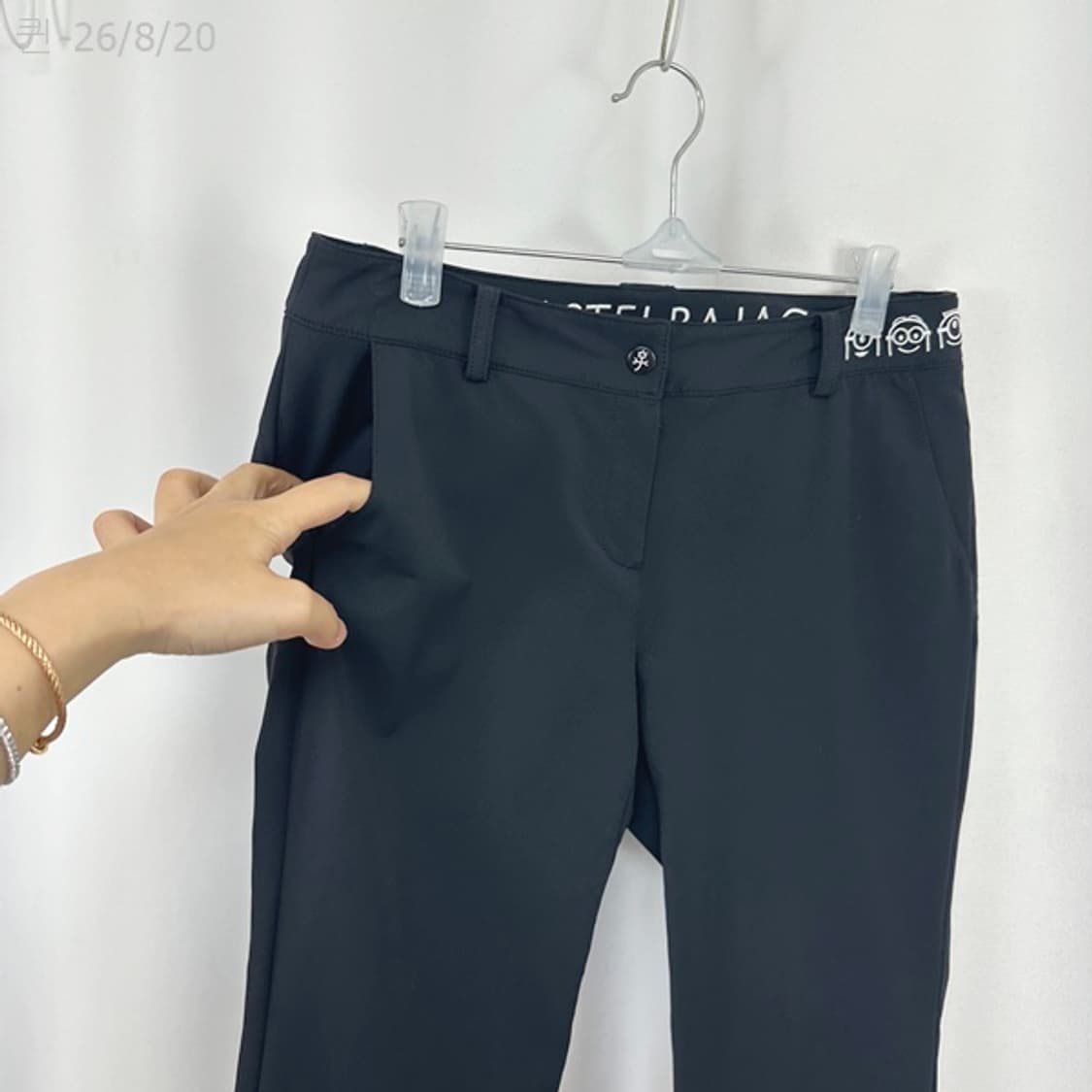 까스텔바작 여자 골프 스판짱 바지 봄여름 검정 70 상품이미지5