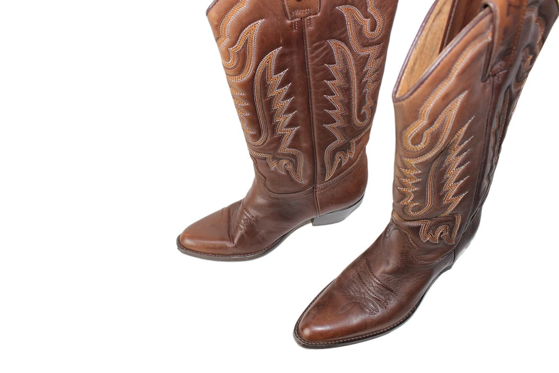 Joe Sanchez 1963 레더 웨스턴 부츠 상품이미지2