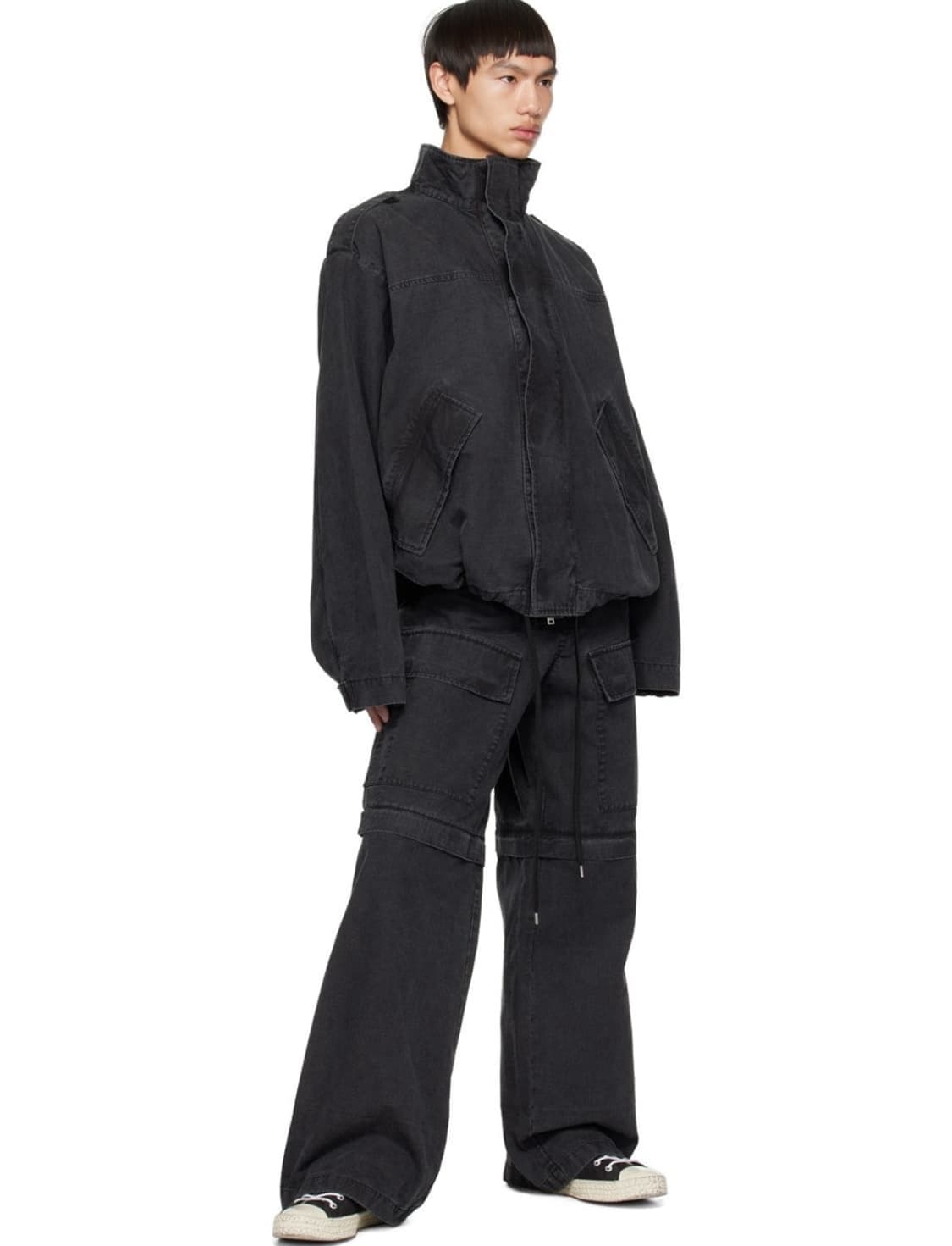 아크네 스튜디오 컨버터블 카고 워싱 진 상품이미지5