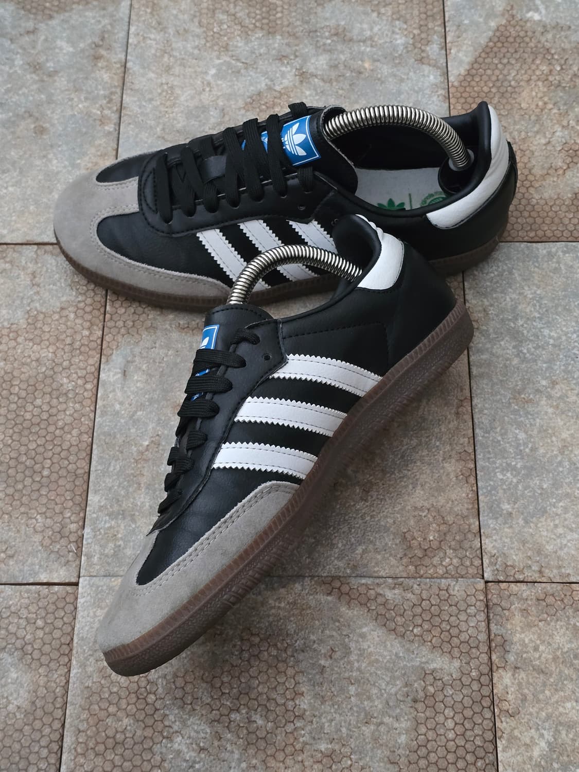 (230)아디다스 삼바 비건 블랙 화이트 상품이미지5