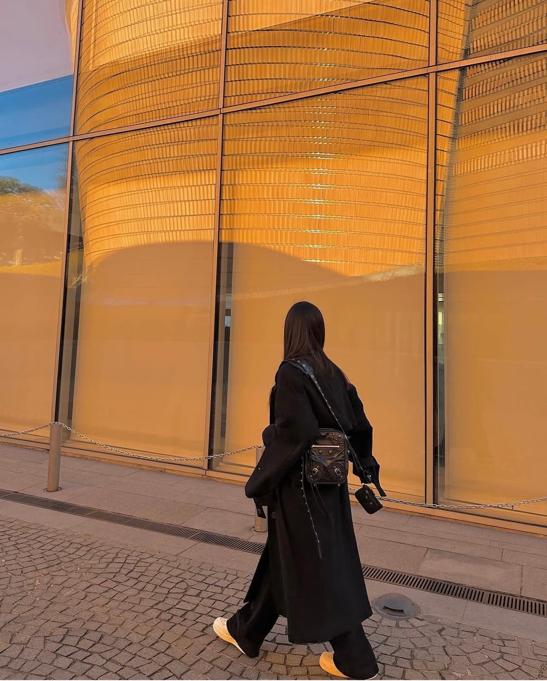 오들리워크샵 미드나잇 하이픈 트렌치 코트 상품이미지3