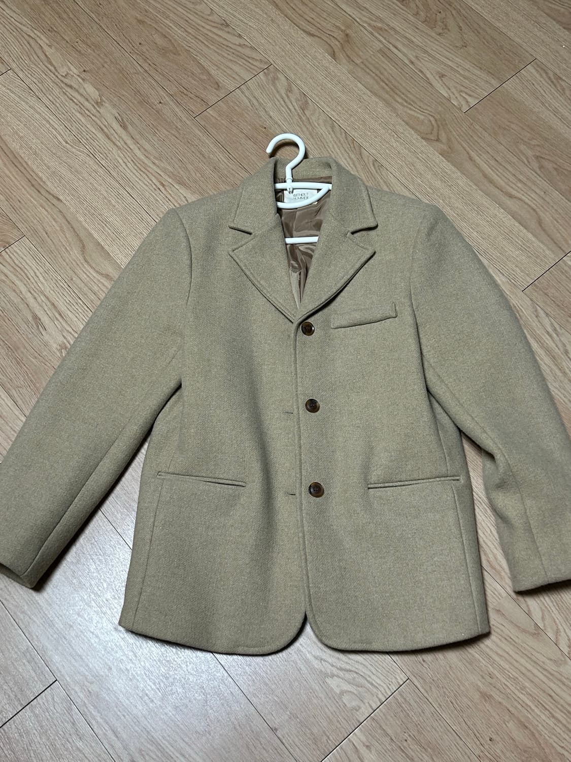 위드아웃썸머 로만자켓 베이지 상품이미지3