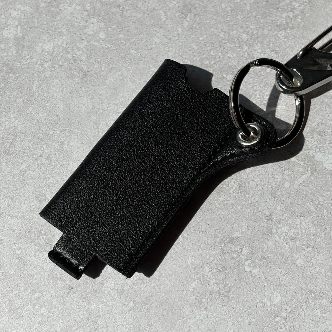 Oribell 썬더 펀칭 클립 라이터 가죽 케이스 키링 열쇠고리 상품이미지4