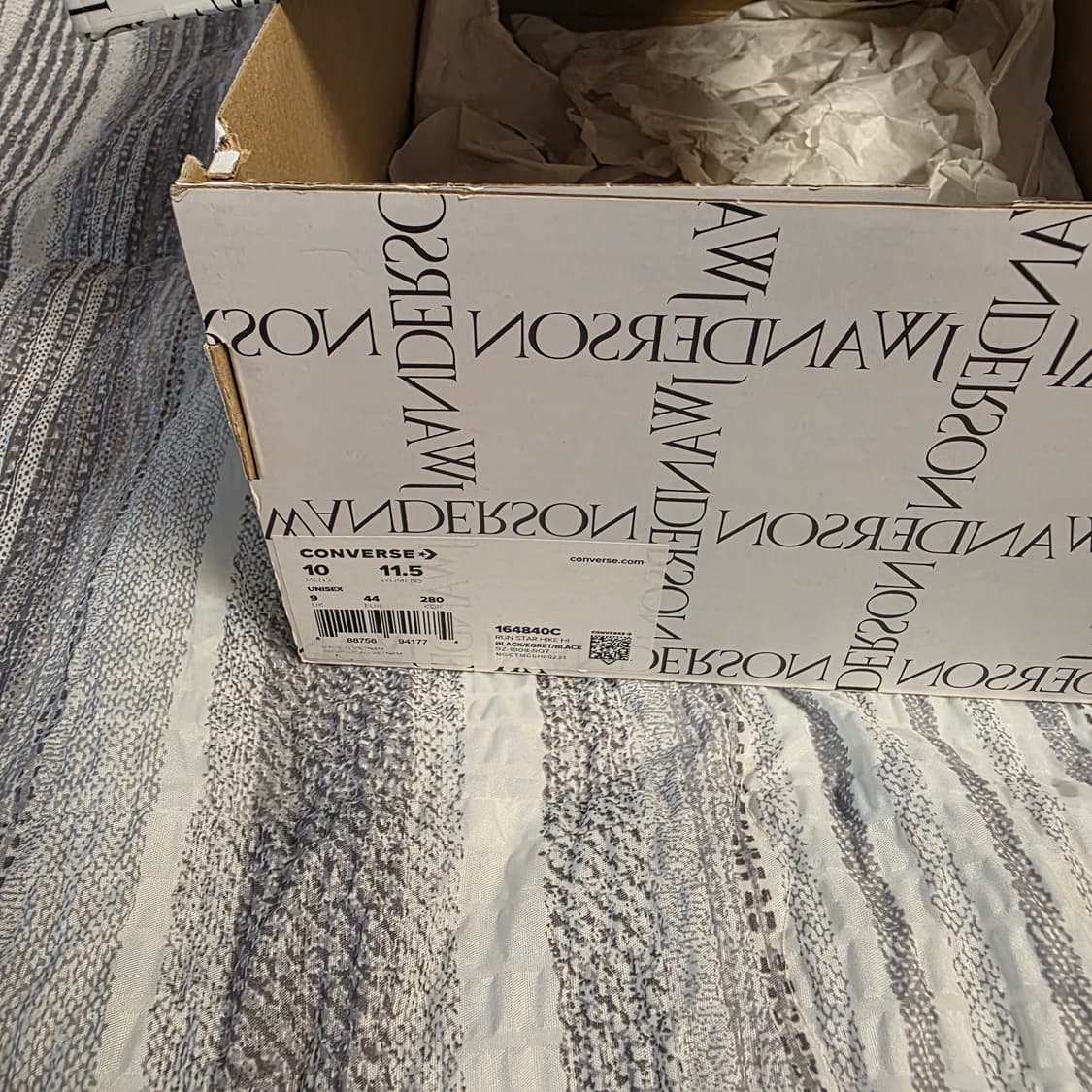 (중고) 컨버스 x JW 앤더슨 런스타 하이크 하이 2개+스모크 280 상품이미지9