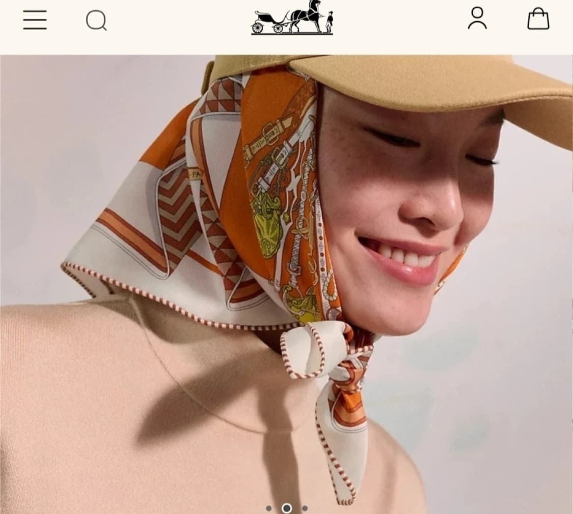 [새상품 25SS] 에르메스 스카프 까레 70 부케 셀리에 04 상품이미지4