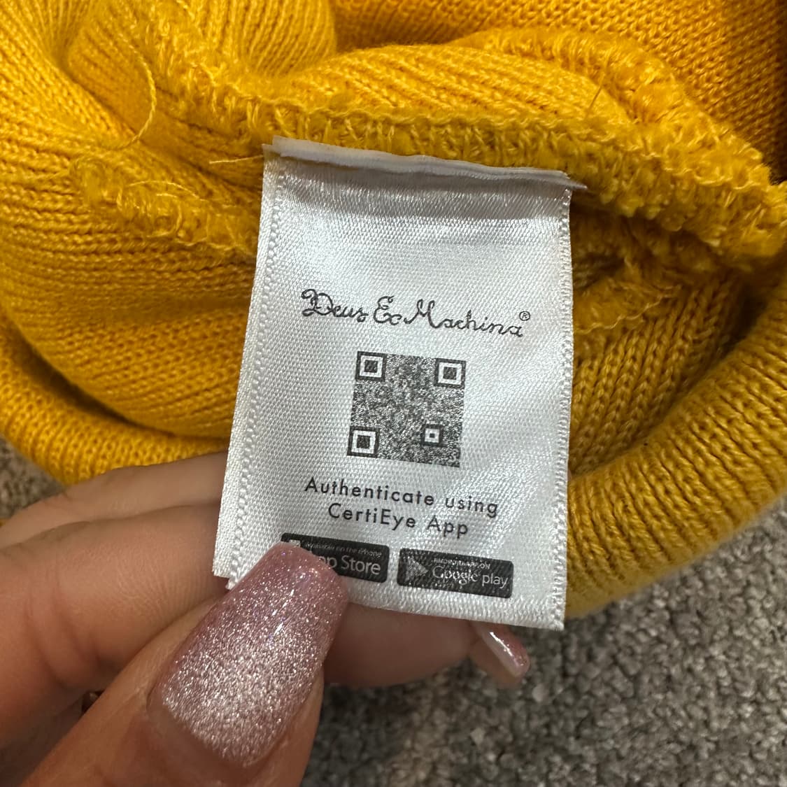 데우스 옐로우 숏/롱 비니F 상품이미지4