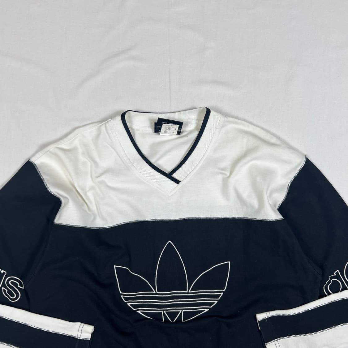 90‘s 아디다스 adidas 빅로고 롱슬리브 긴팔티 상품이미지2