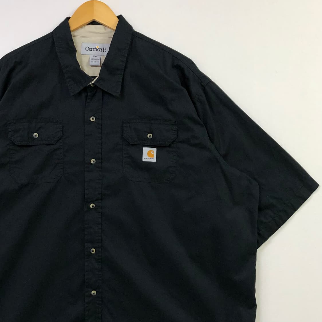 Xxl 칼하트 블랙 워크 셔츠 상품이미지1