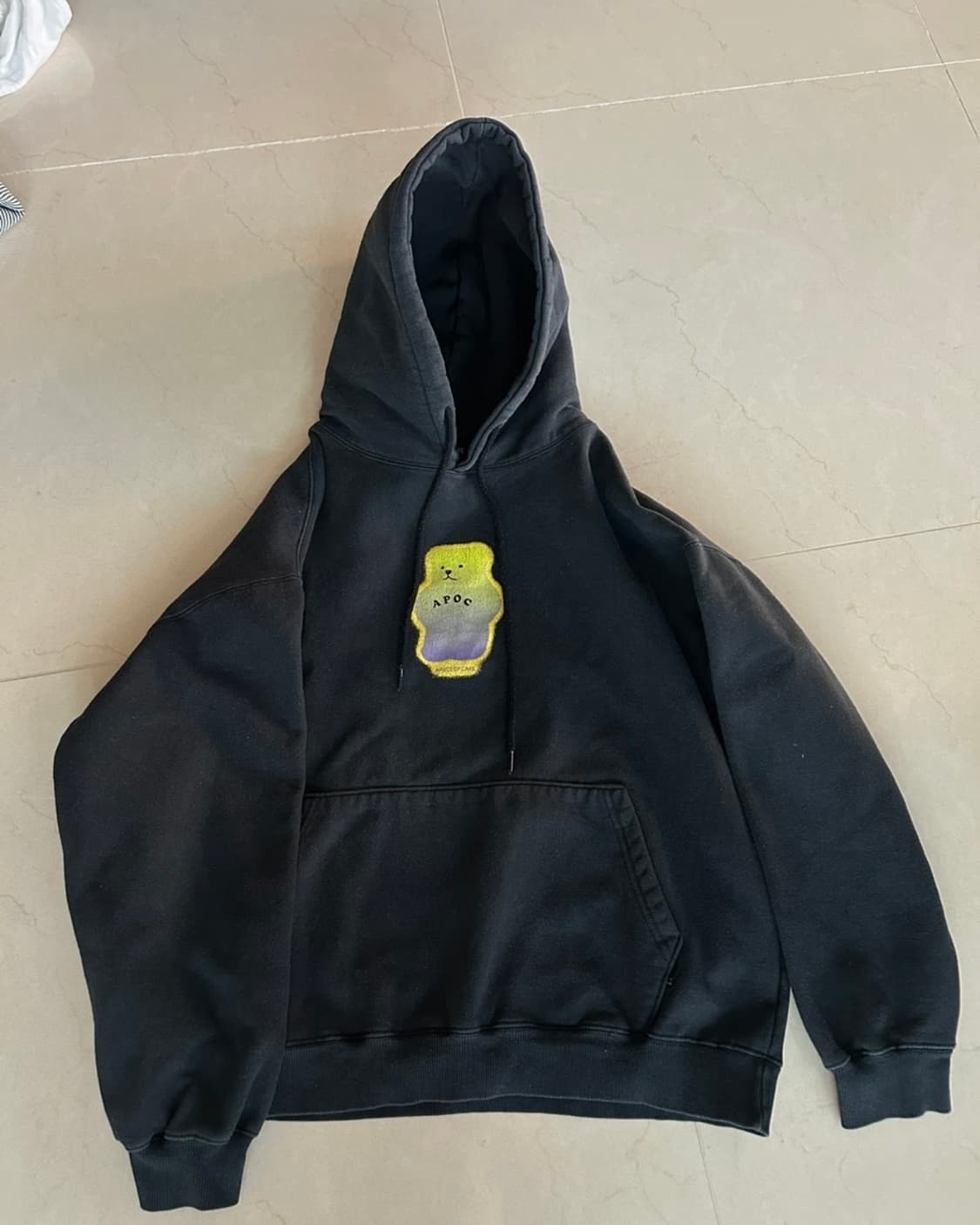 APOC 어피스오브케이크 긴팔 후디 네이비 상품이미지3