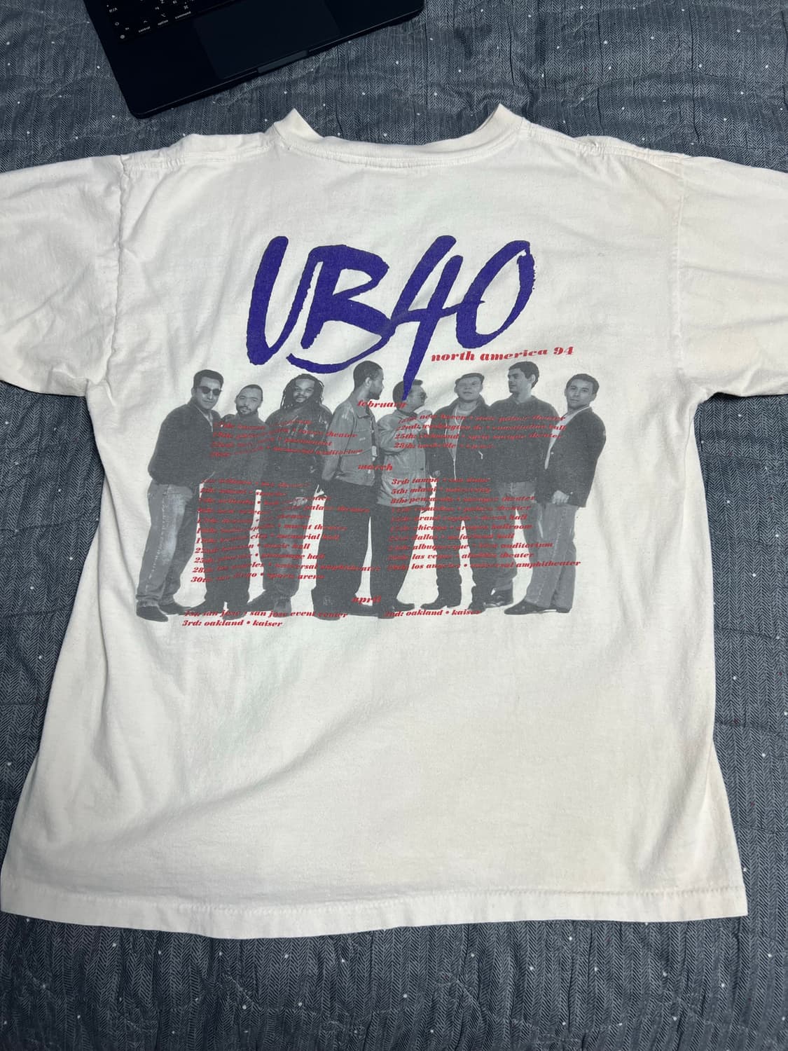 Ub40 빈티지 티셔츠 상품이미지3
