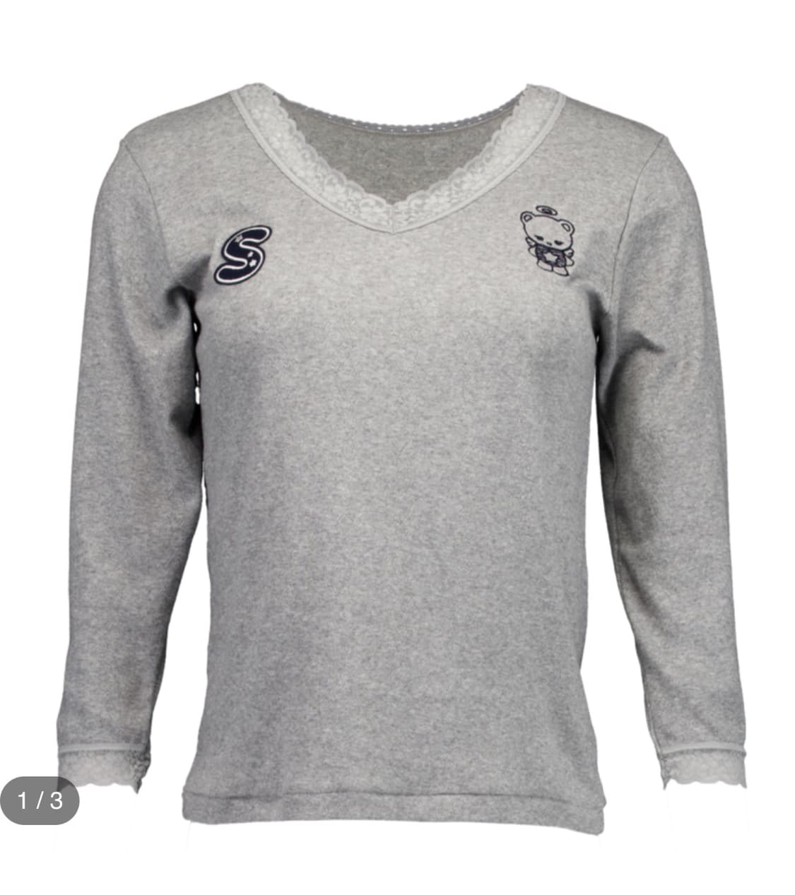 샬롬클럽 BUDDY LACE TOP GRAY  상품이미지1