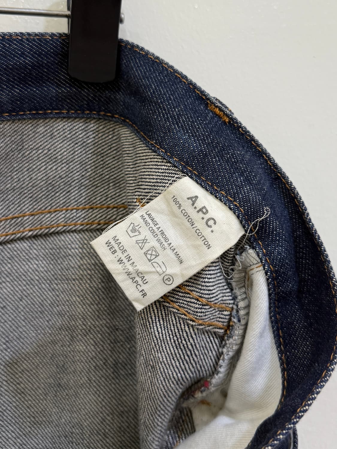 아페쎄 생지 데님 팬츠 정품 상품이미지4