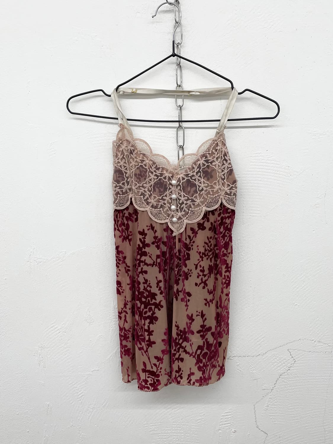 오리엔탈 플로럴 버튼 슬립 상품이미지5