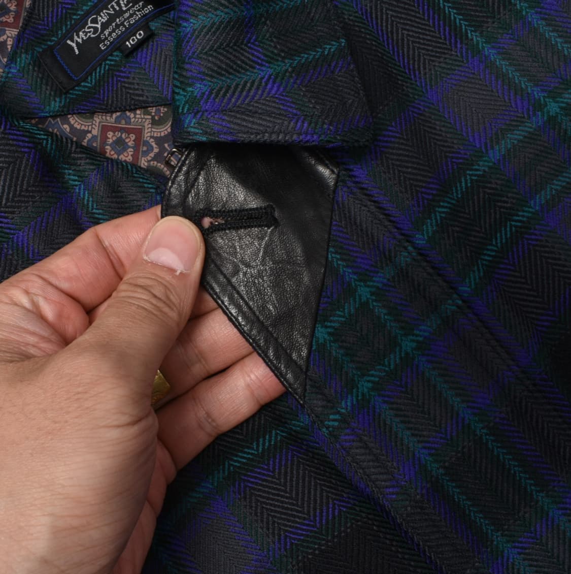 90s 입생로랑 페크 블루종 자켓 100 상품이미지6