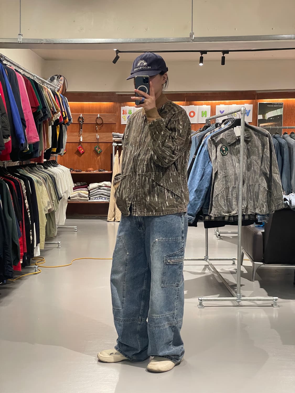 80-90‘s wallo made in usa 리얼트리 워크 자켓 상품이미지4