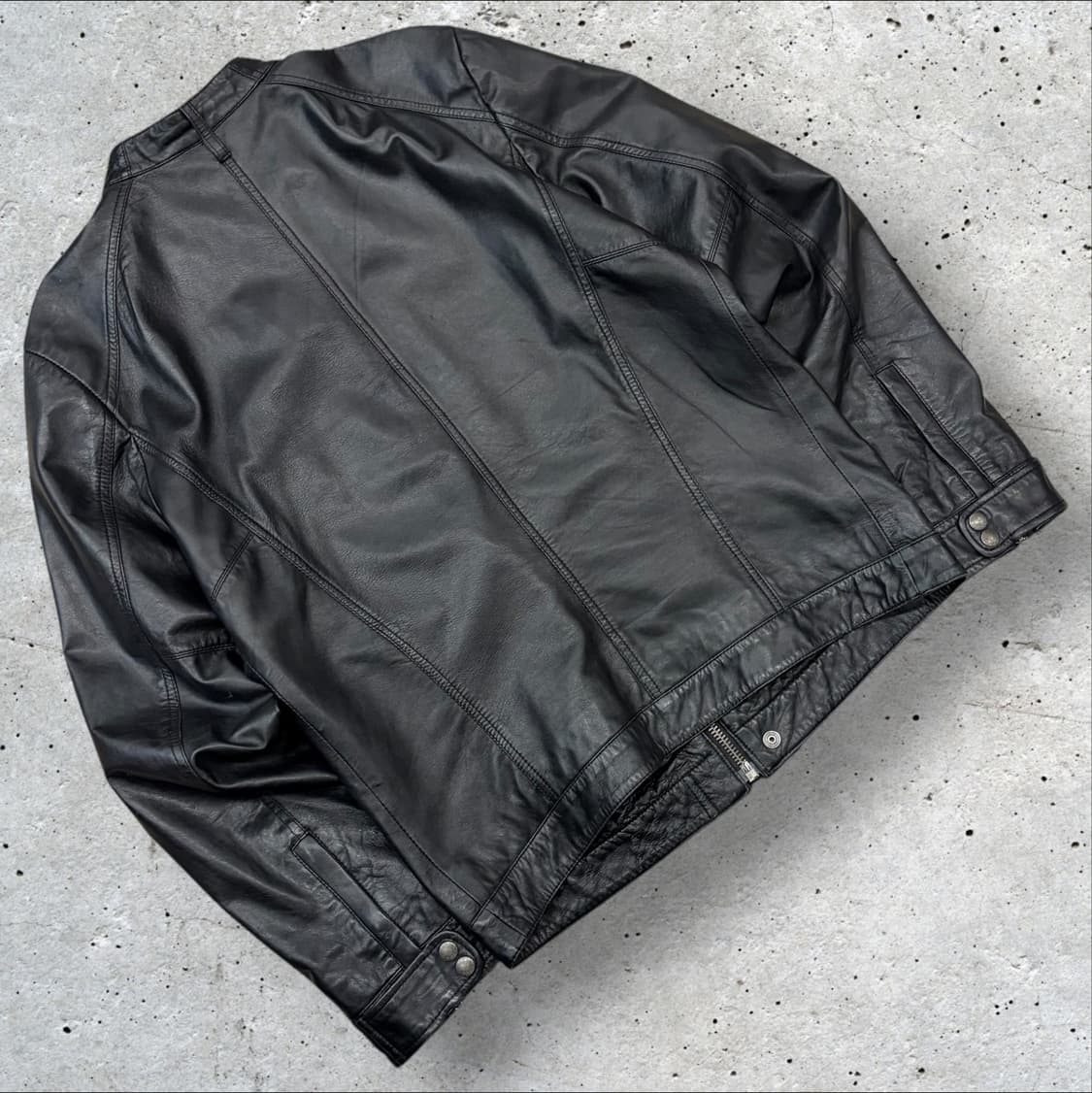 [M] 디젤 블랙 양가죽 레더 자켓 B557 상품이미지2