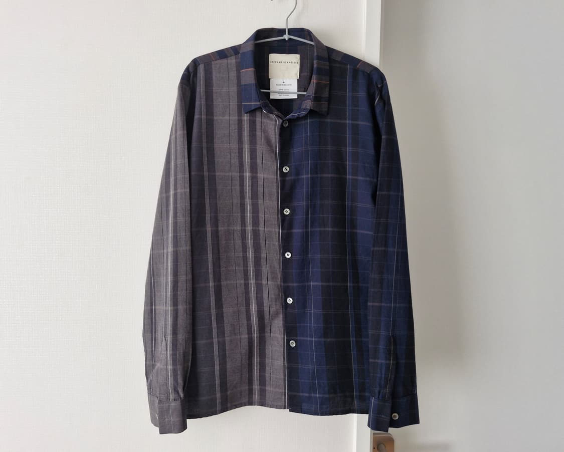 스테판슈나이더 에시메트릭 체크셔츠 상품이미지5