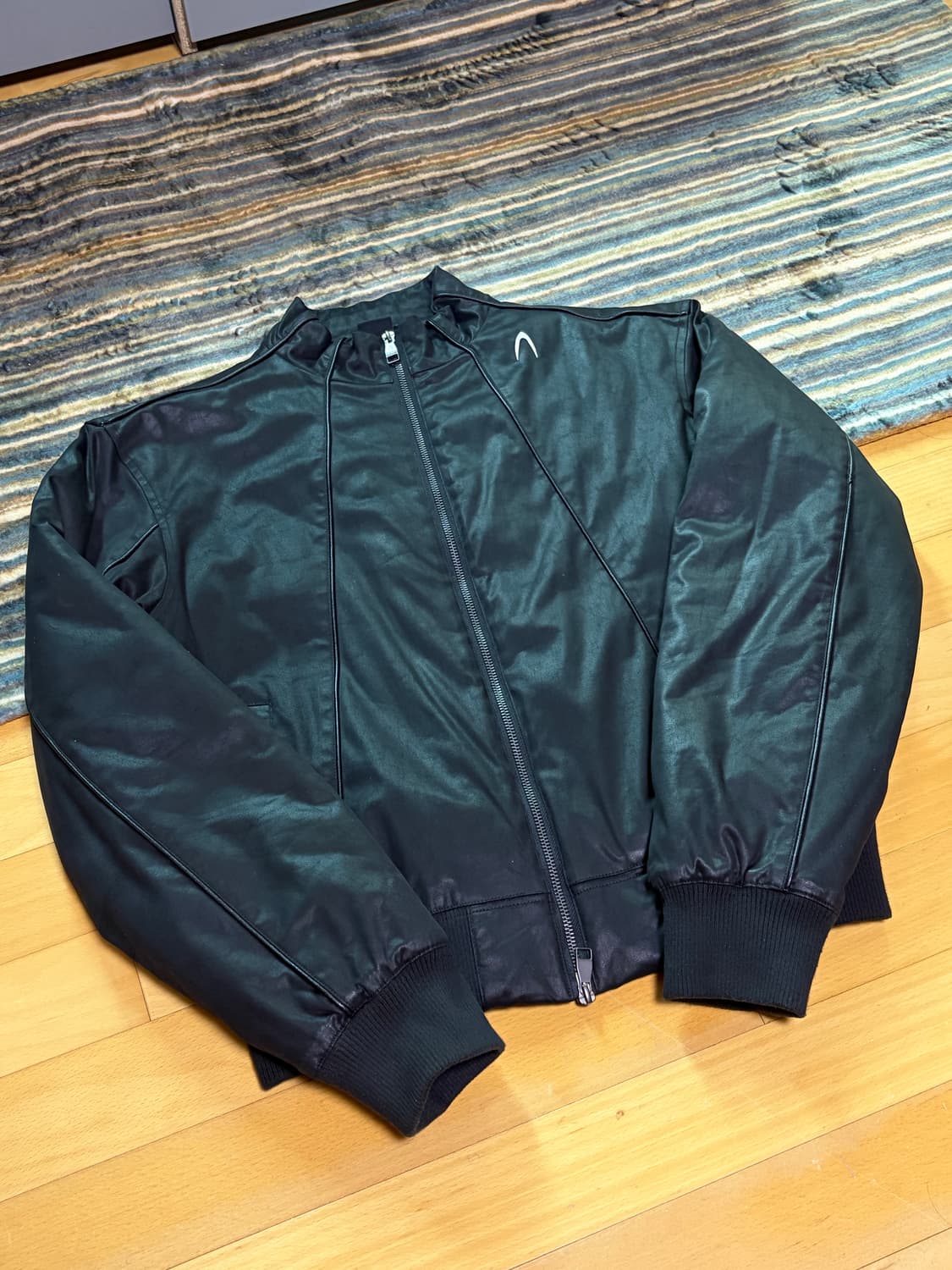 Aakam Piping Leather Blouson (Black) 2 상품이미지1