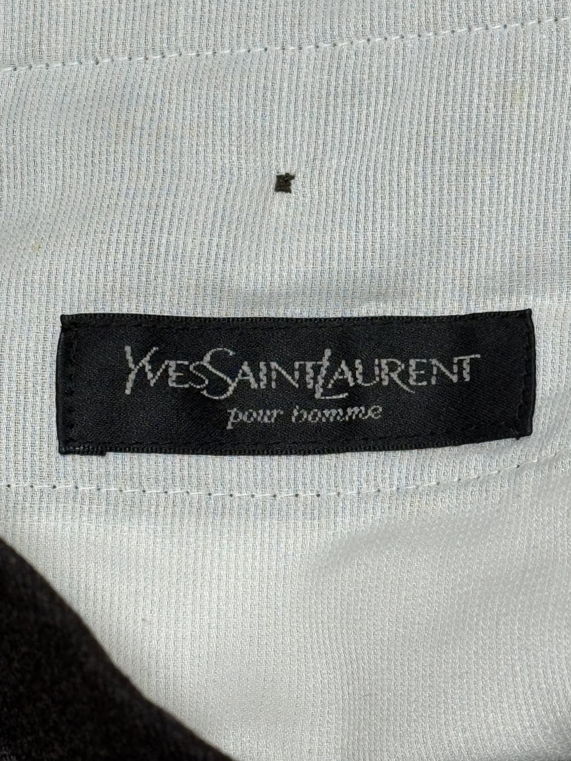 90s 입생로랑 뿌르 옴므 투 턱 울 슬랙스 상품이미지4