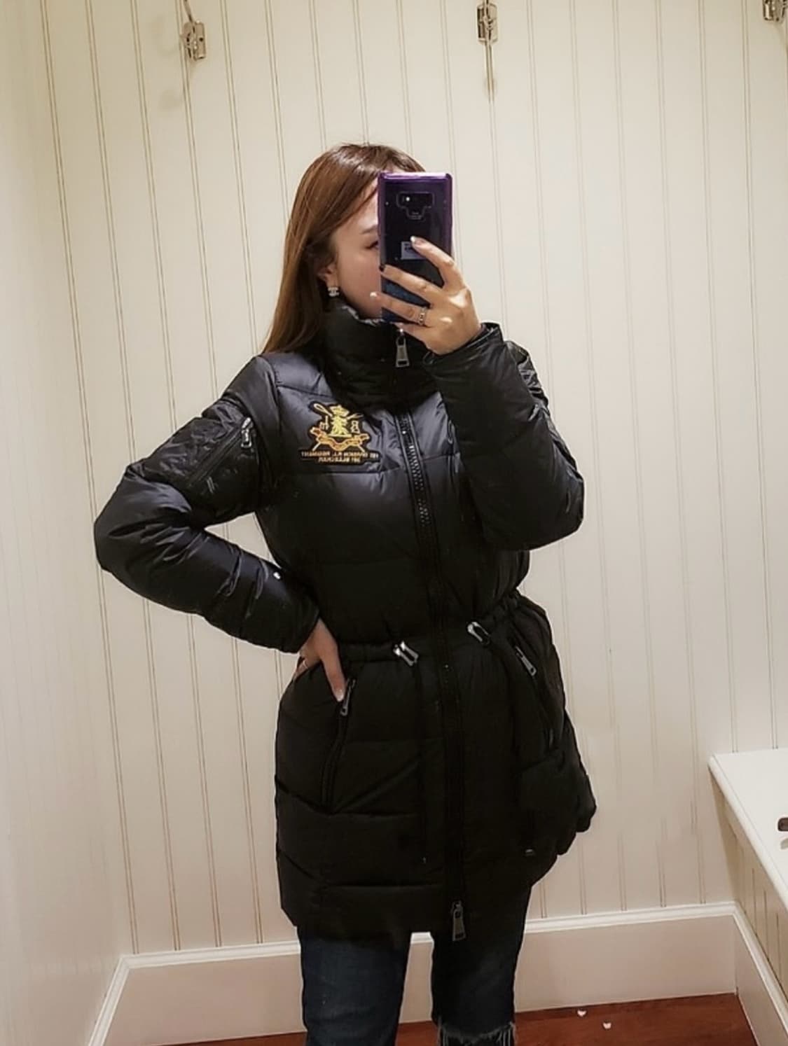 폴로 랄프로렌 R.L. Regiment 우먼 크레스트 덕 다운 패딩 상품이미지2