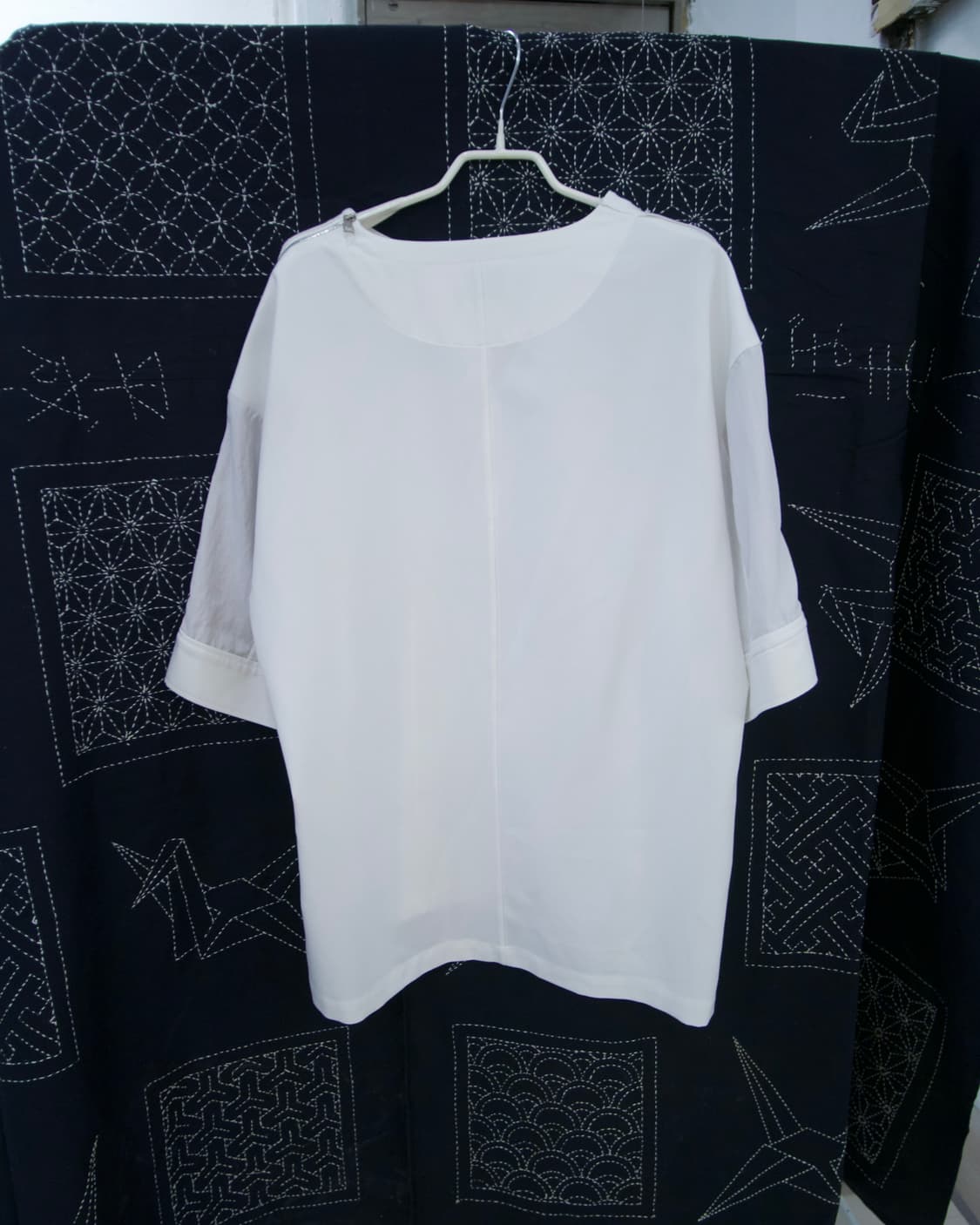 [SONGZIO HOMME] overfit mixed fabric zip 상품이미지7