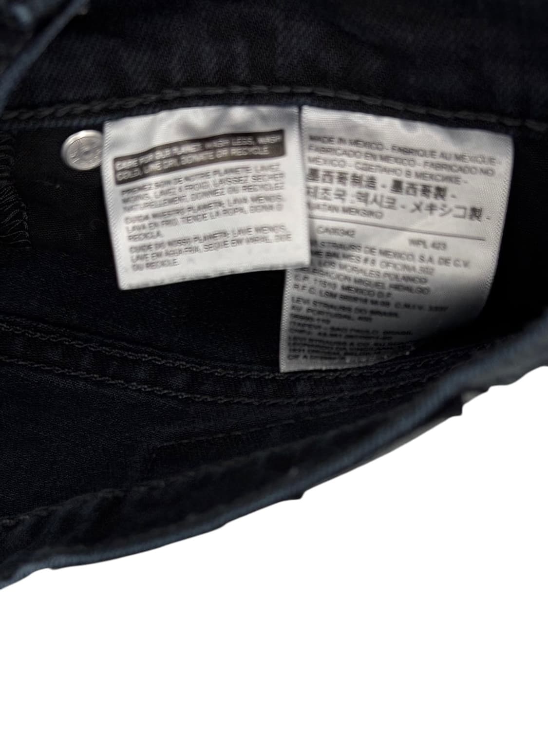 리바이스 네이비 블랙데님 (34)  상품이미지7