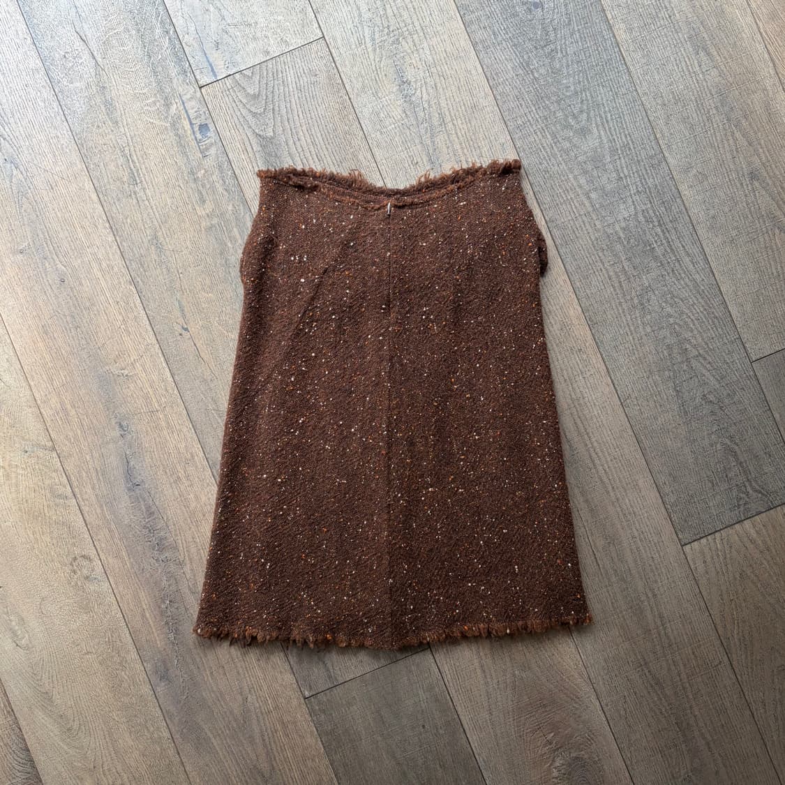 Ribbon Tweed Distressed Skirt 상품이미지8