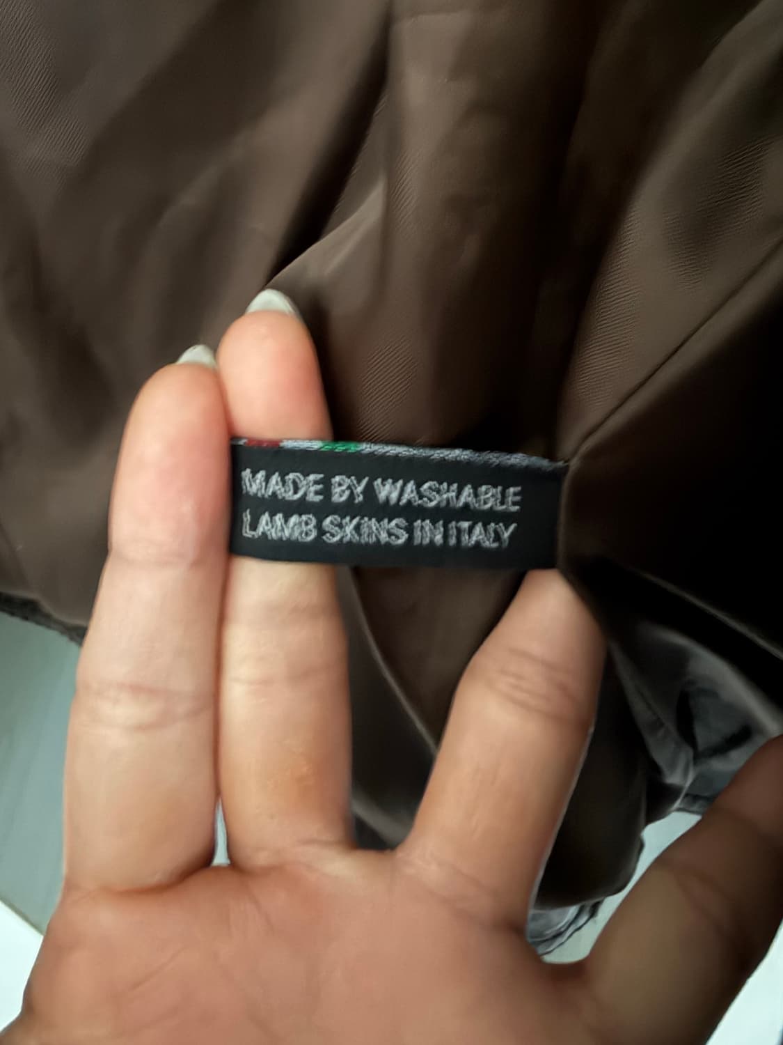 양가죽 리얼레더 갈색 레더자켓 상품이미지4