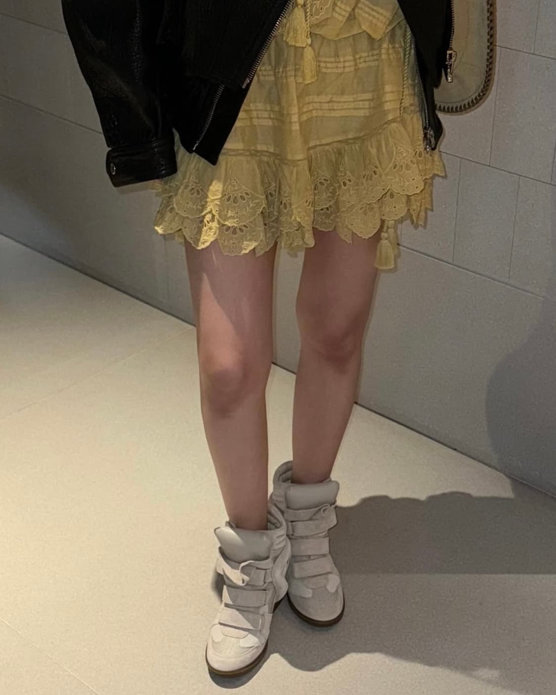 [36,37,38,39]이자벨마랑 베켓 웨지 스니커즈/에크루 상품이미지3