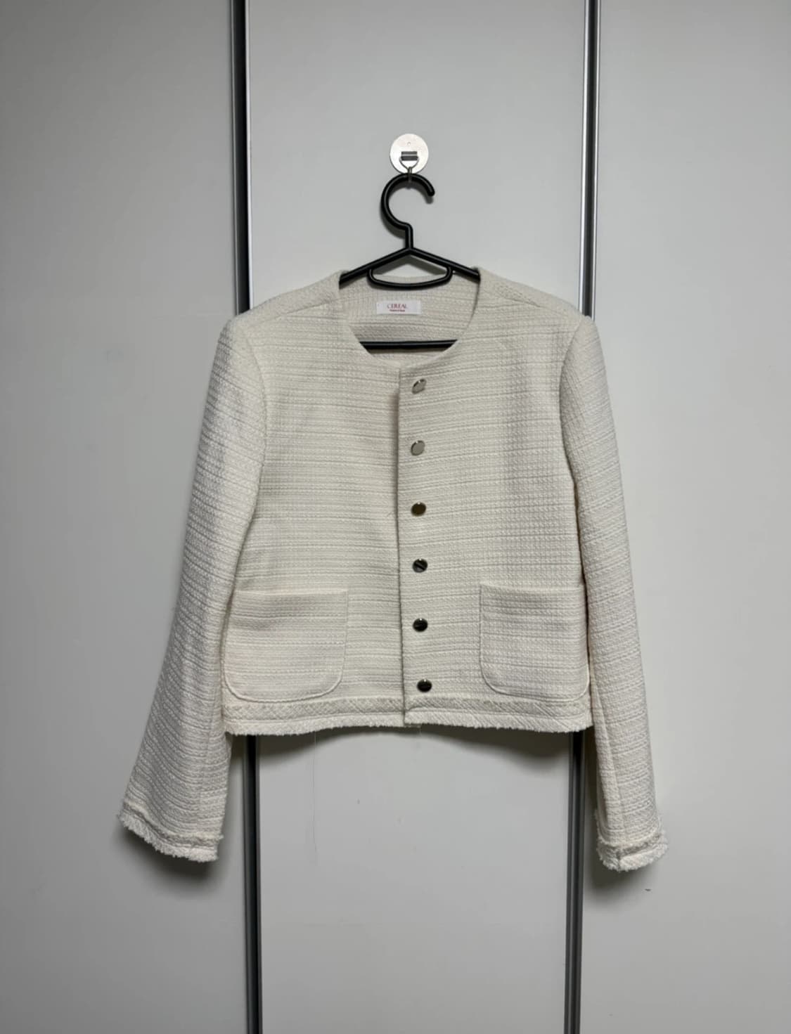 트위드 자켓 아이보리 상품이미지1