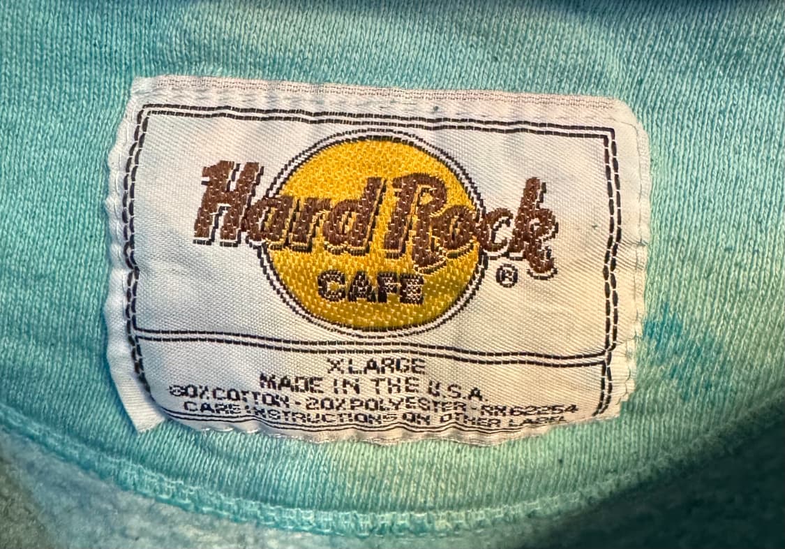 빈티지 USA Hard Rock Cafe 스웻 맨투맨 "XL"(270) 상품이미지3