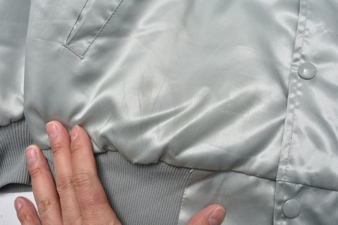 90S USA 새틴 스타디움 자켓 M M0040 상품이미지4