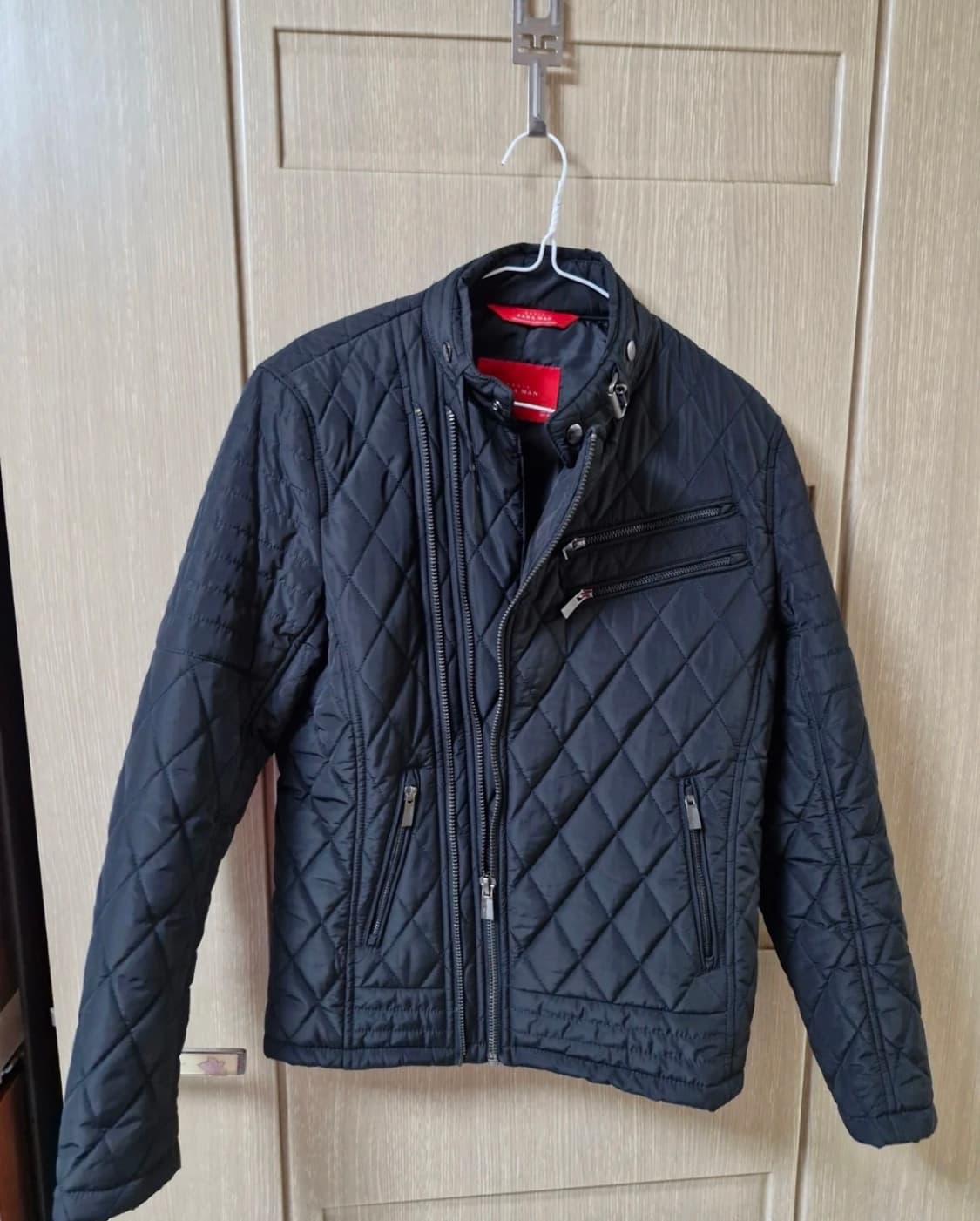 자라 투웨이 사선 이중 지퍼 퀼팅 바이커 자켓 상품이미지2