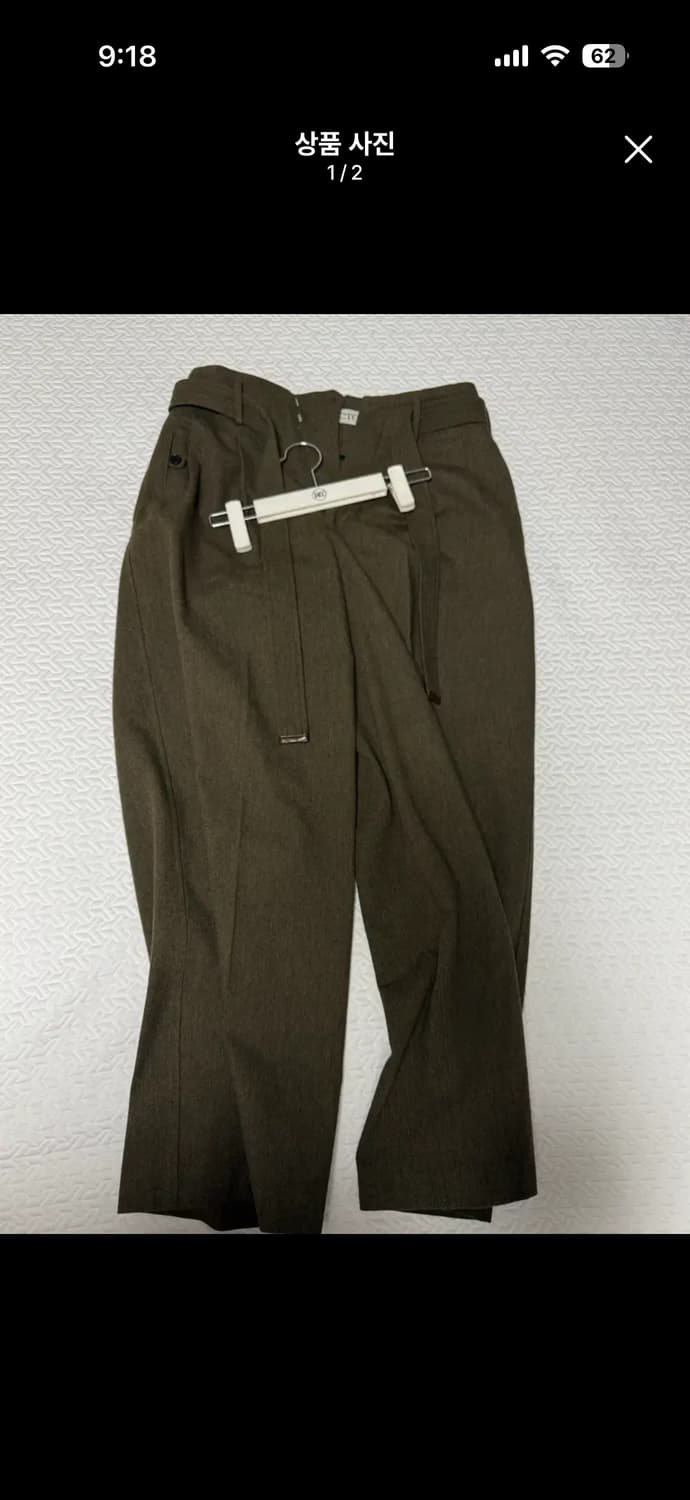 렉토 벨티드 디테일 하이웨이스트 팬츠 s 상품이미지1