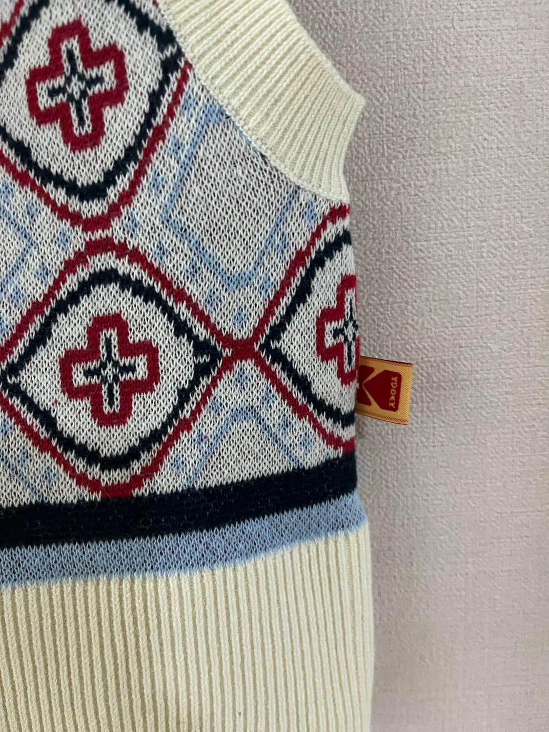 kodak 코닥패턴니트베스트 상품이미지8